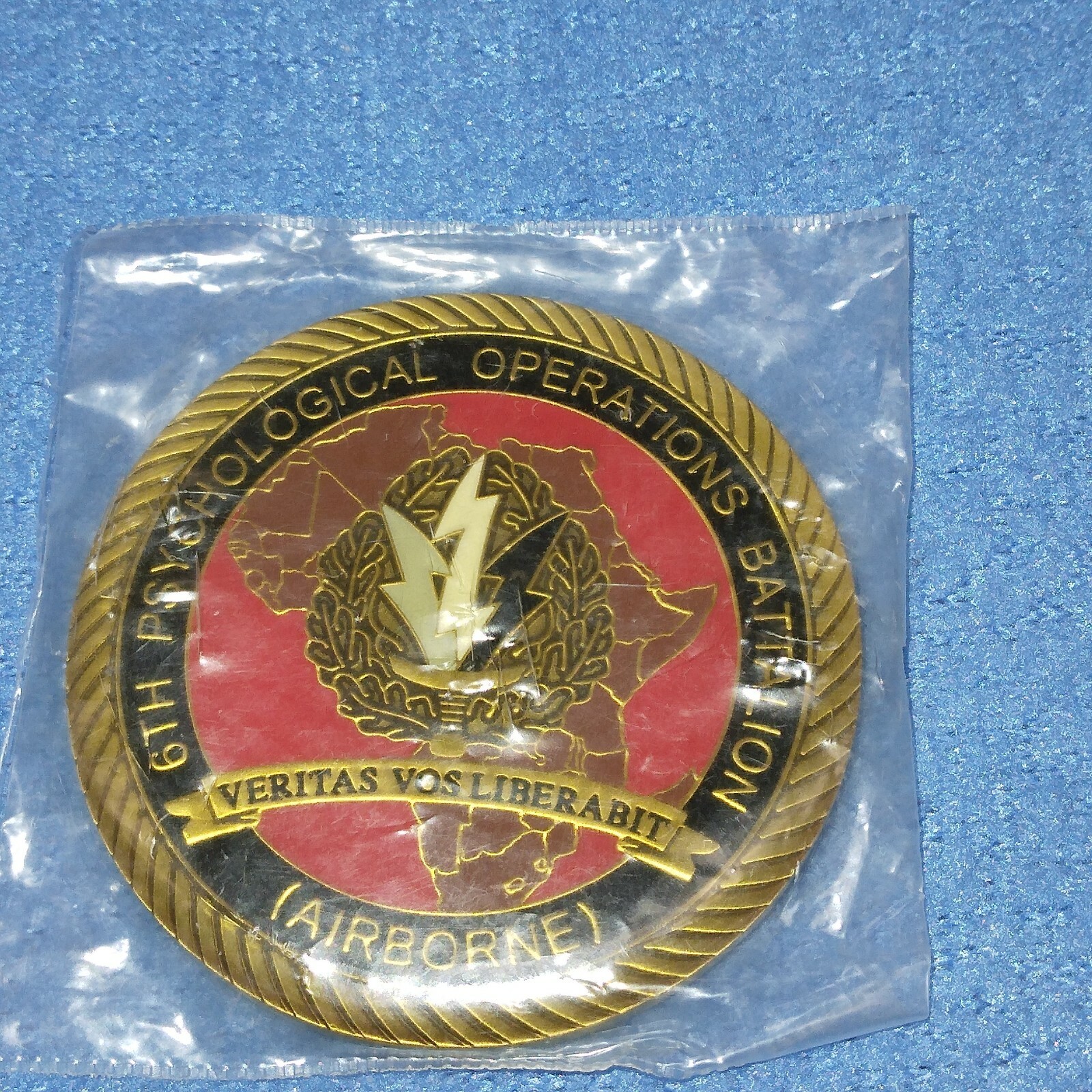6th Psychological Operations Battalion (Airborne) Challenge Coin