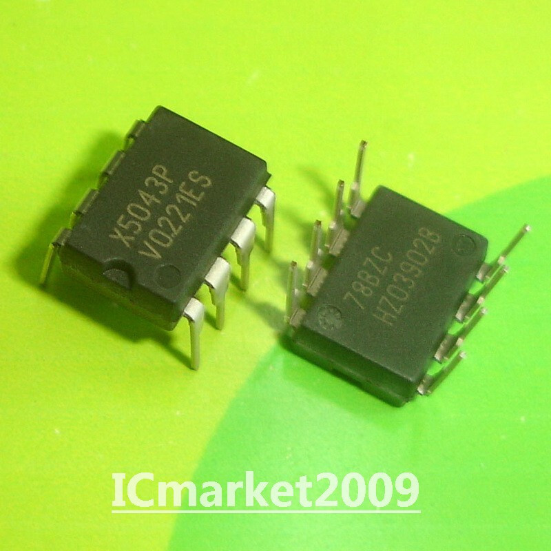 5 PCS X5043P DIP-8 X5043 CPU Supervisor with 4K SPI EEPROM Chip IC