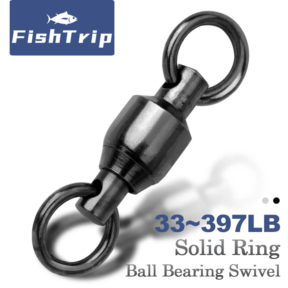 FishTrip Ball Bearing Swivels Stainless Steel Swivels Saltwater Fishing Tackles