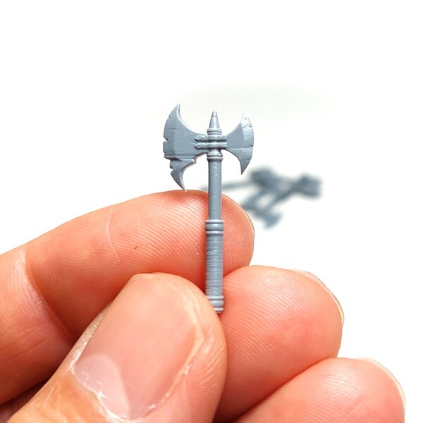 Axe Weapons / Miniature Accessories / Gaming Terrain & Scenery / Dioramas