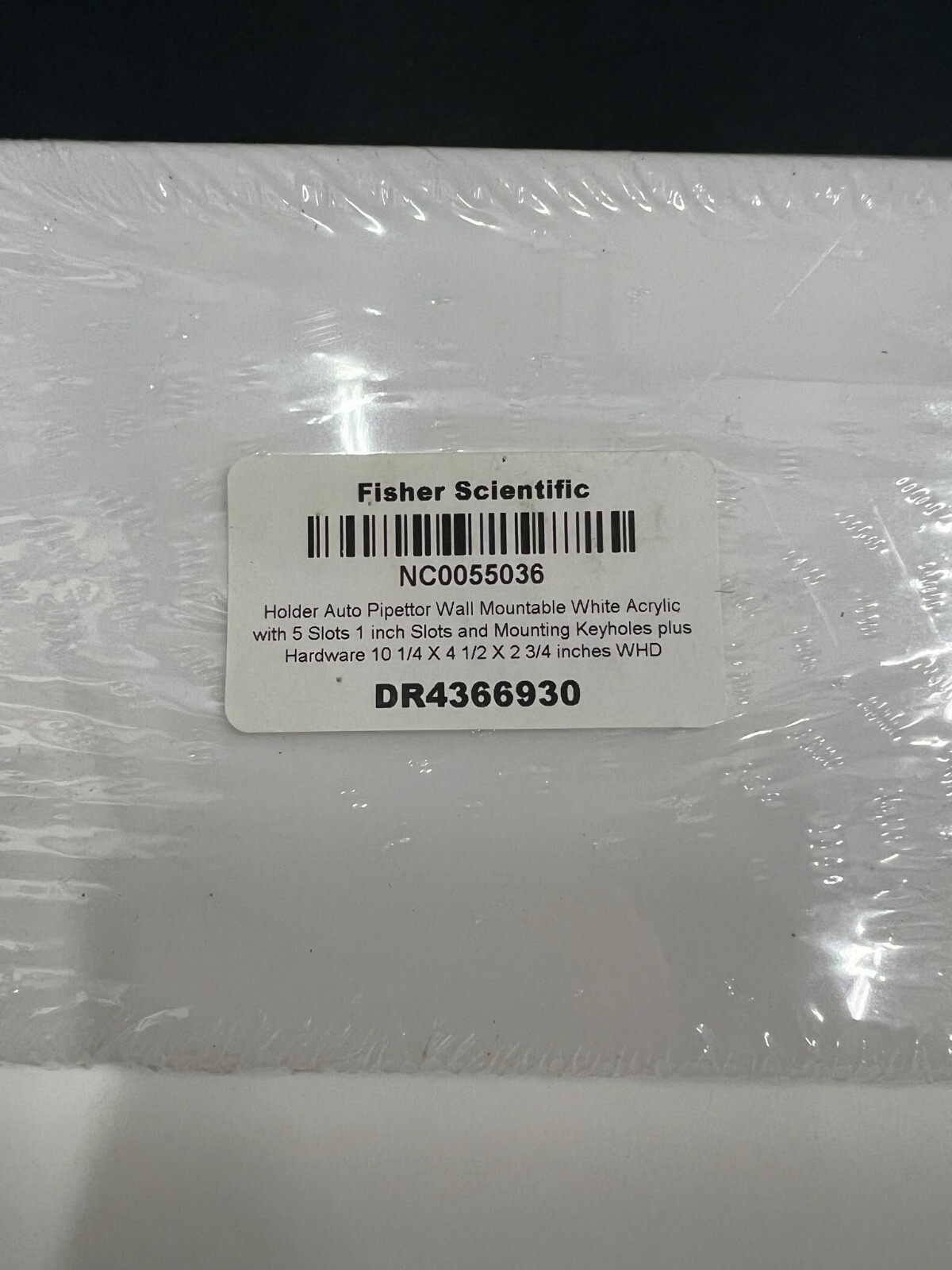 Fisher Scientific DR4366930 - NC0055036 Auto Pipettor Wall Mount - NEW