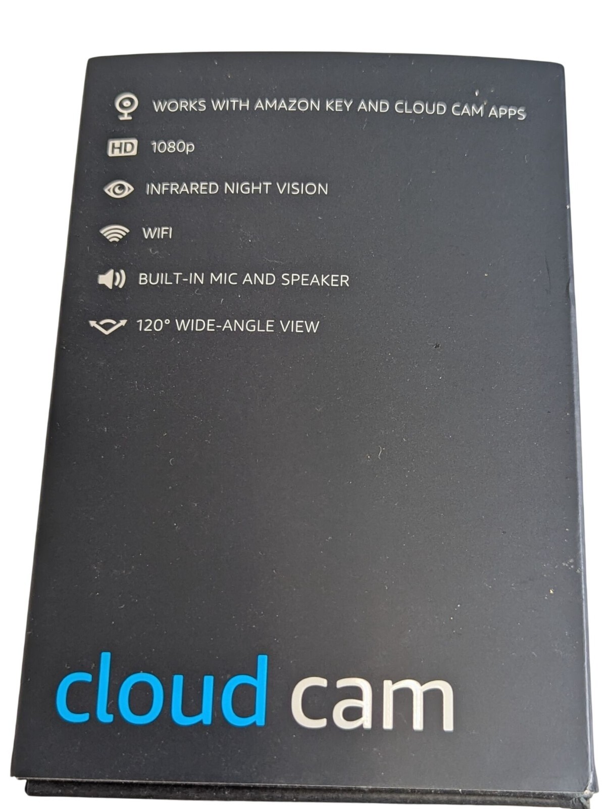 Amazon Cloud Cam Indoor Security Camera works with Alexa White 841667127033