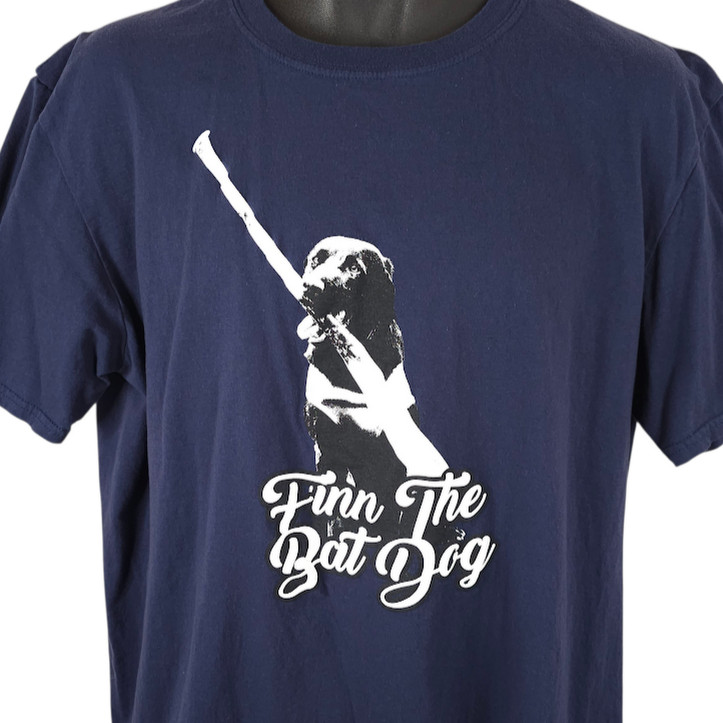 Las Vegas Aviators T Shirt Mens Size XL Blue Minor League MiLB Finn The Bat Dog