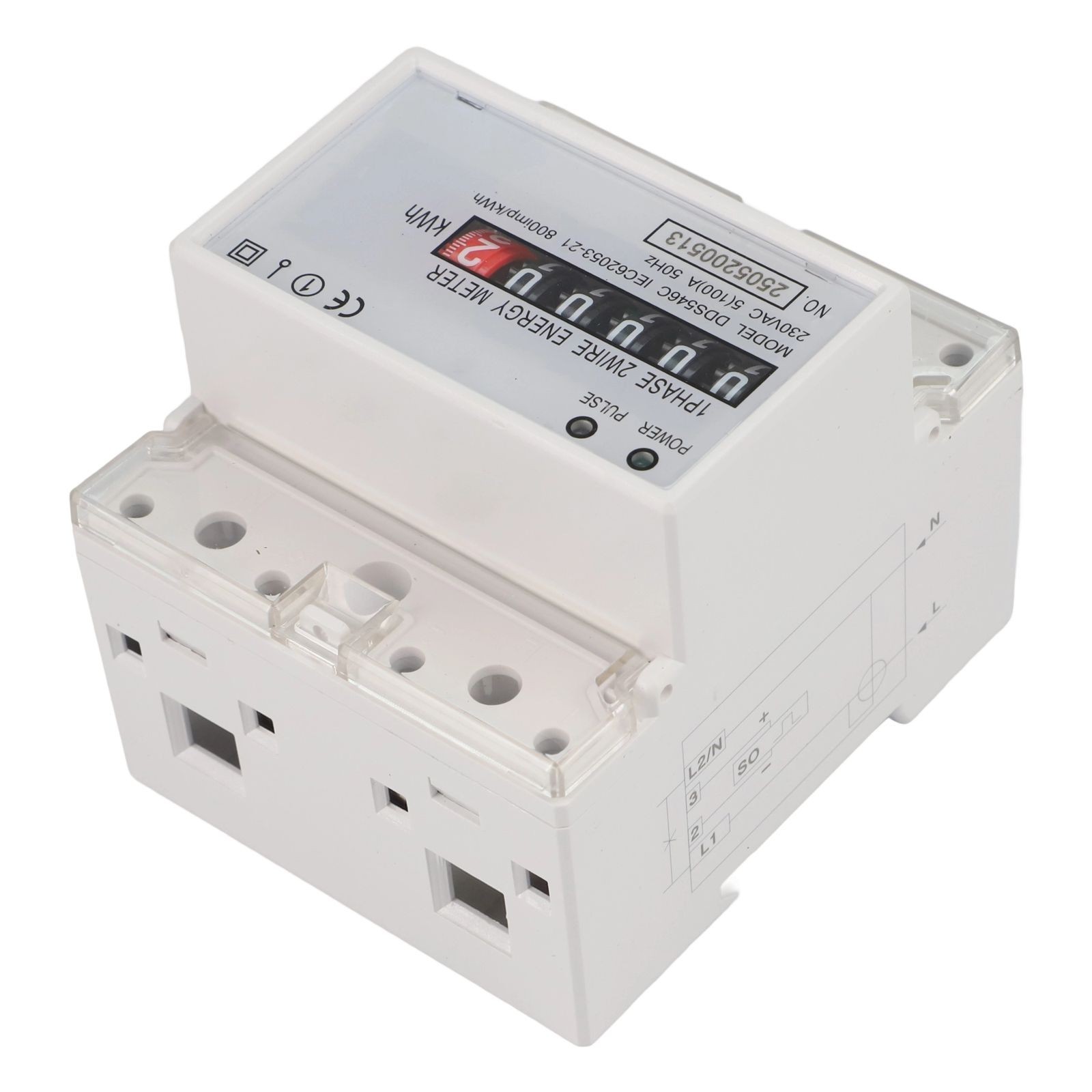230V Wattmeter Digital Meter 5A 100A for Safe Electrical Systems