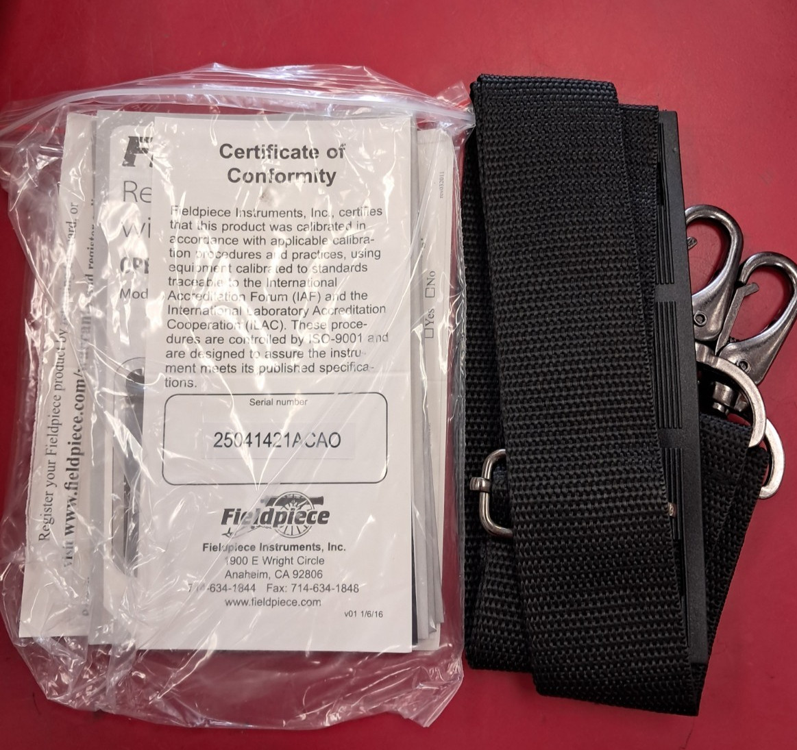 Fieldpiece SRS1 Refrigerant Scale & Meter