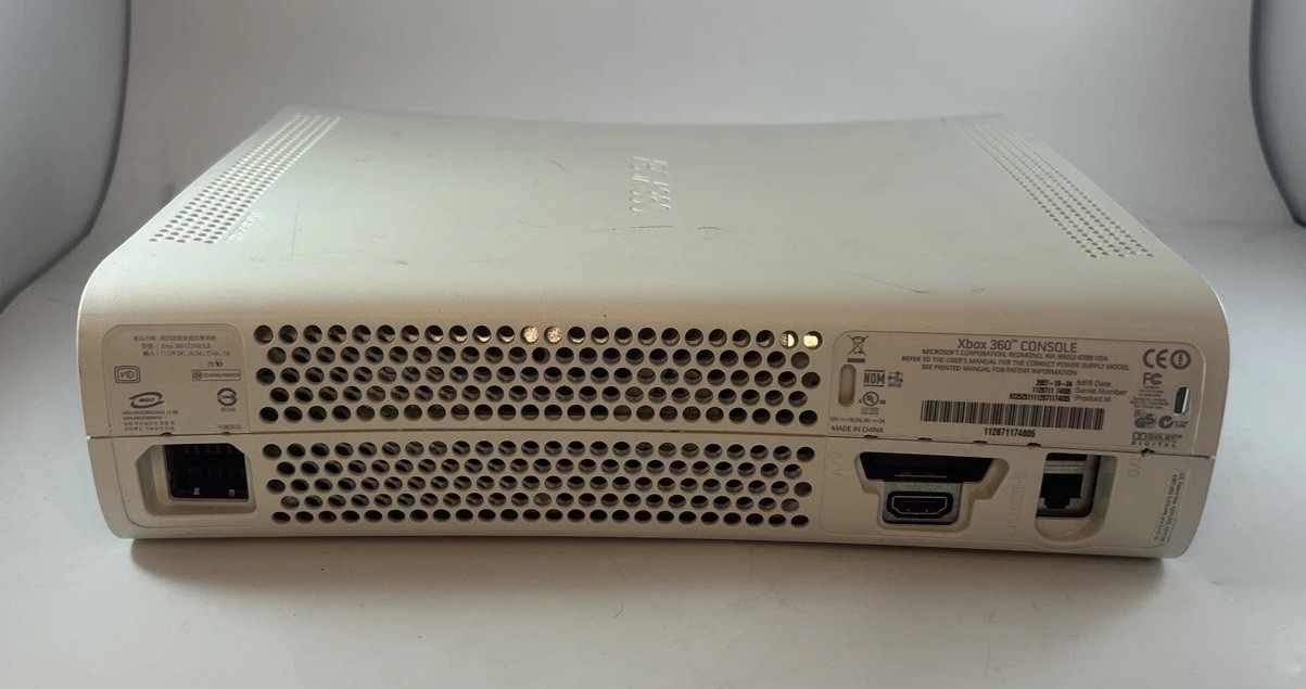 Microsoft Xbox 360 Console Power Cord Only No HDD TESTED