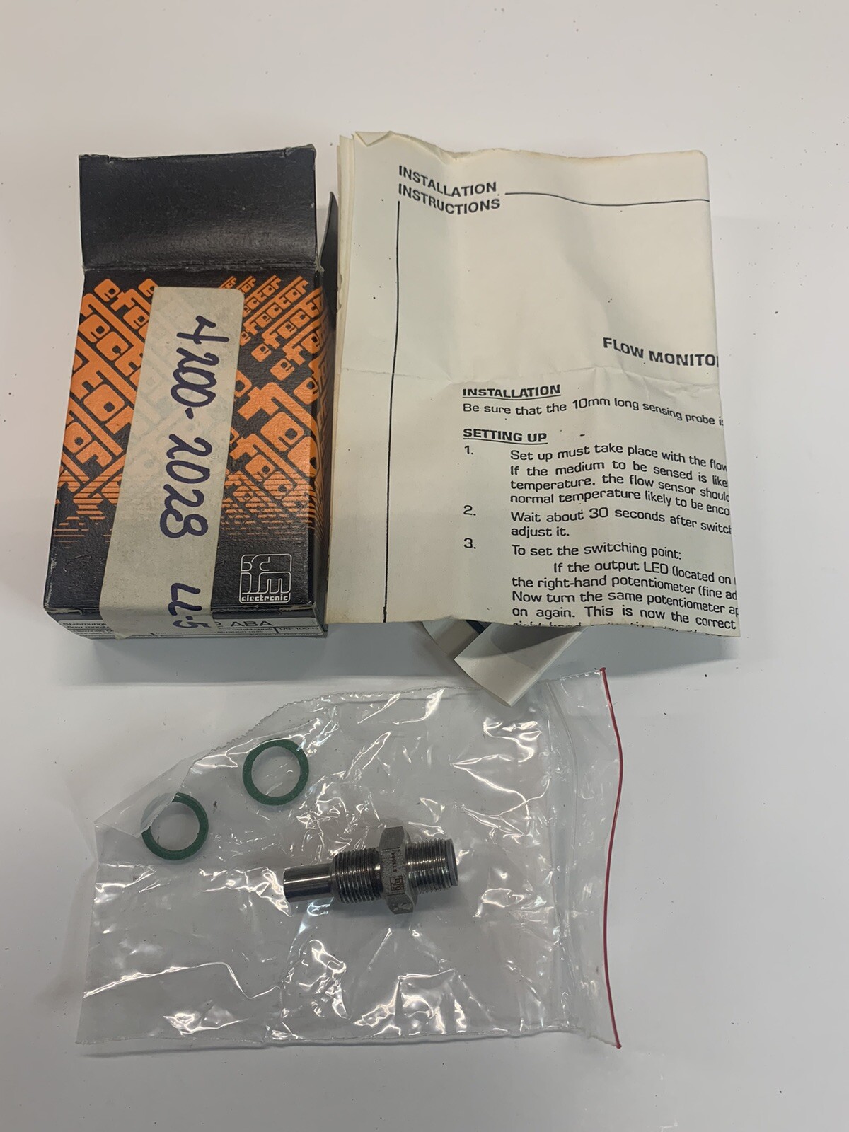IFM STM 12 ABA Flow Sensor