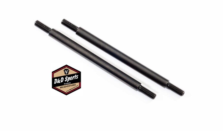 Traxxas 8832 Suspension links, rear upper, 5x76mm (2) (steel)