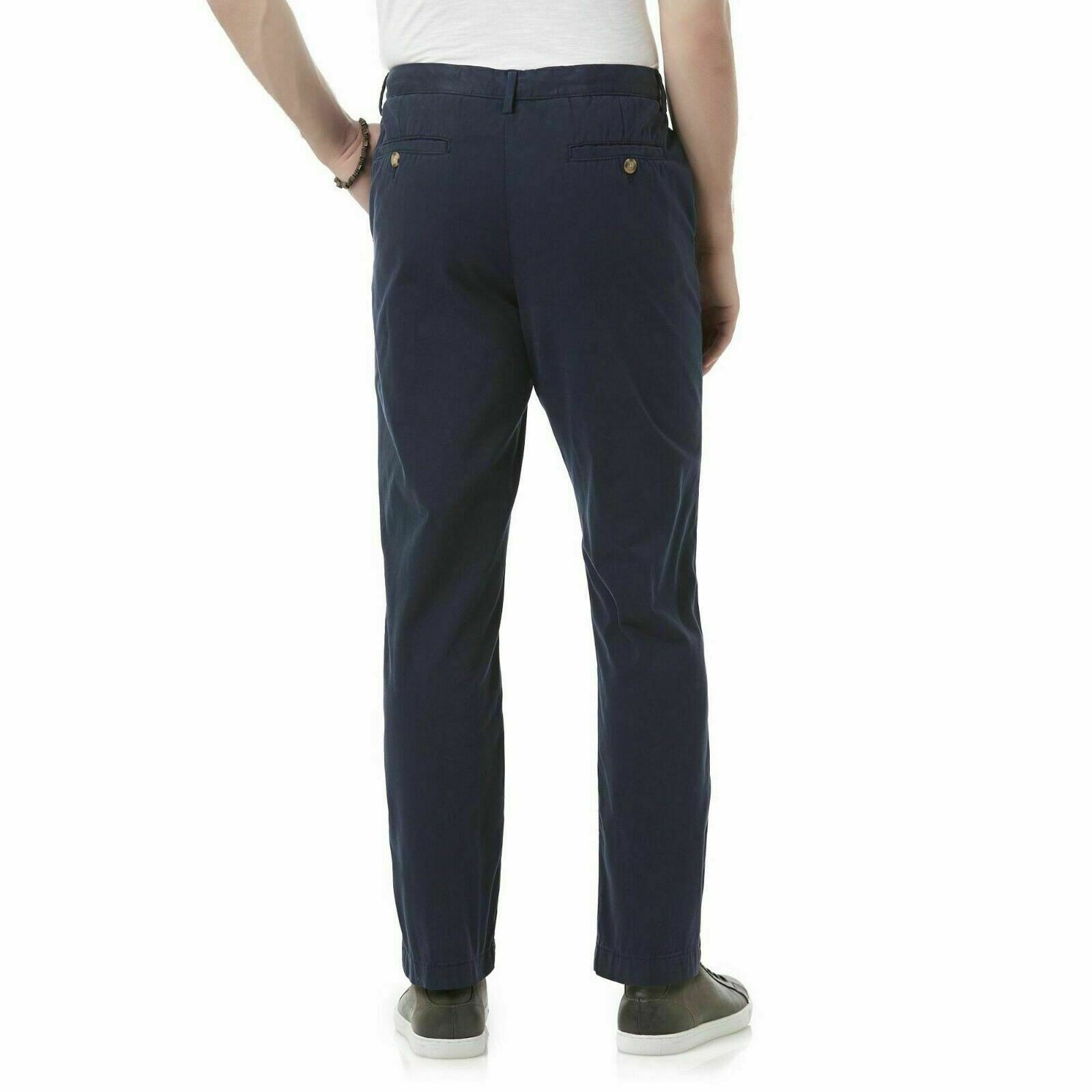Men's Pants Simply Styled Slim Chino Flat Front size 38 NEW