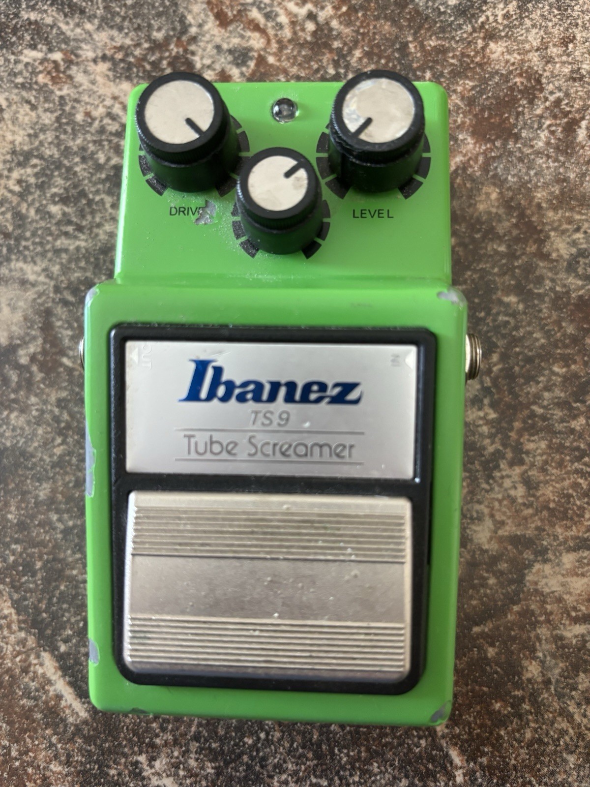 Ibanez TS9 Tube Screamer with brown mod. JRC4558D+808 Mod
