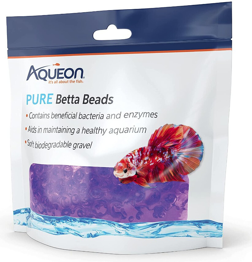 Aquarium, Aqueon Pure Betta Beads Purple (1 count)