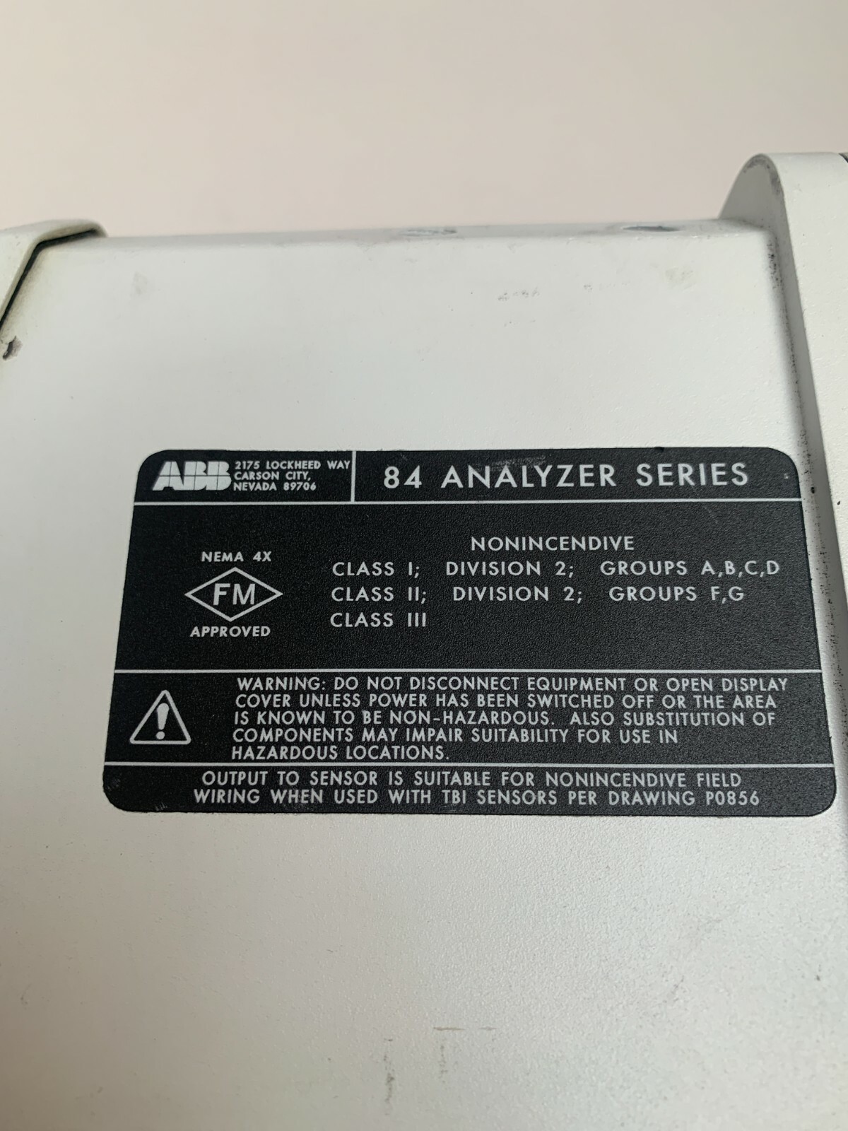 ABB TB84PH1000010 PH Analyzer TB84