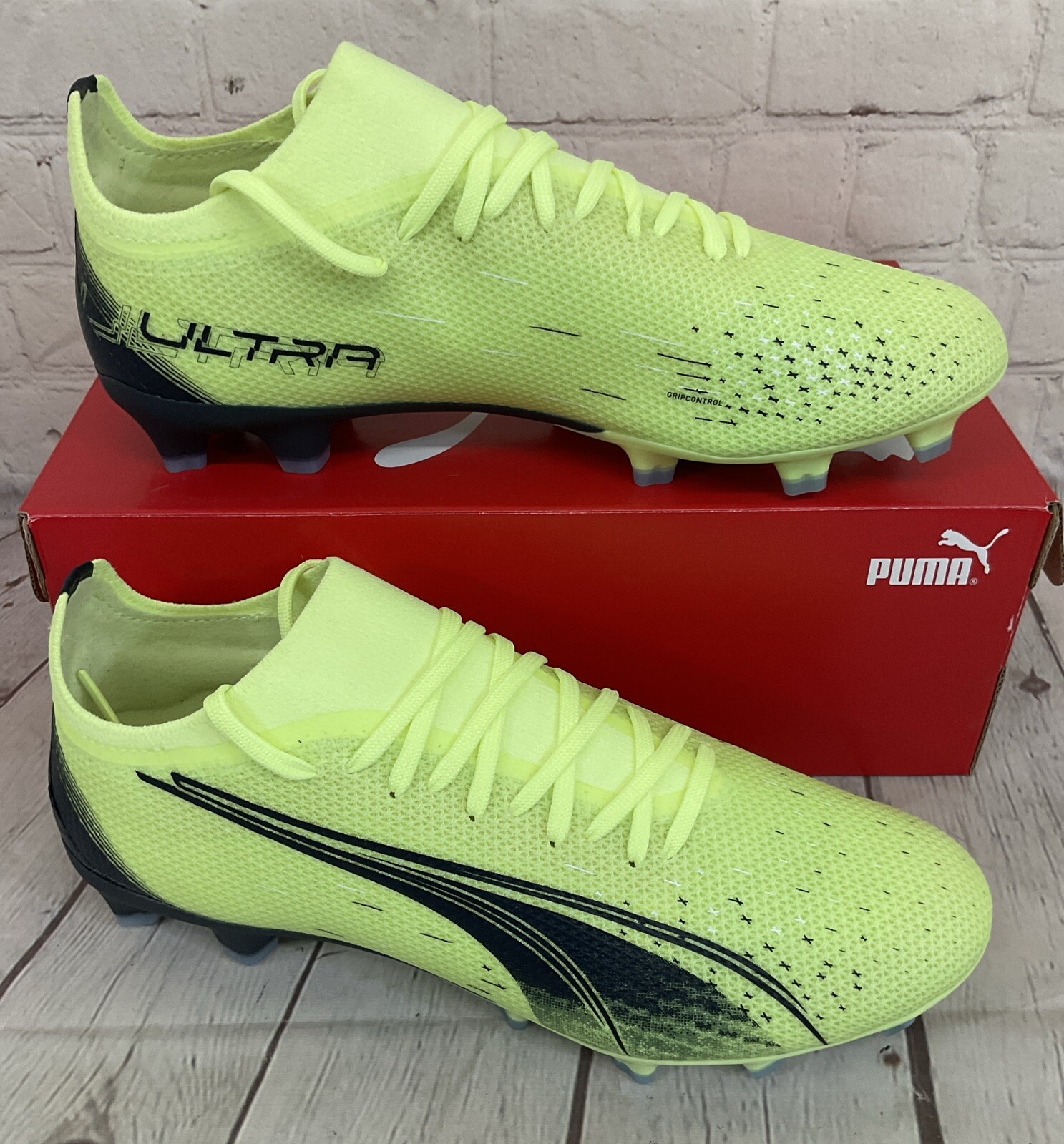Puma 106900 01 Ultra Match FG/AG Men's Soccer Cleats Fizzy Light Parisian US 8