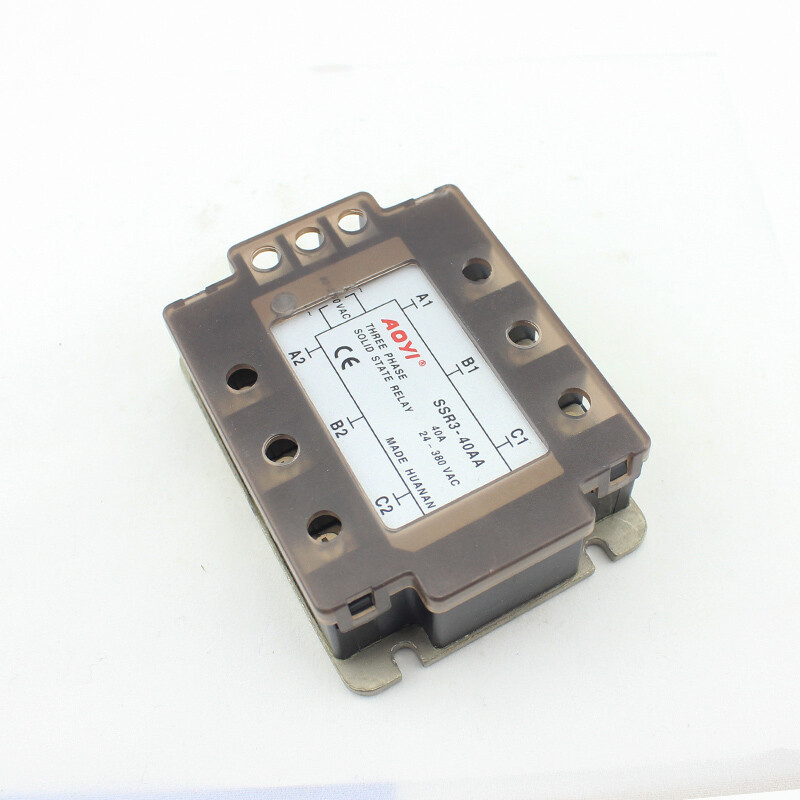 AOYI Three-phase Solid State Relay SSR3-40AA 40A Non-contact Relay 40A Module