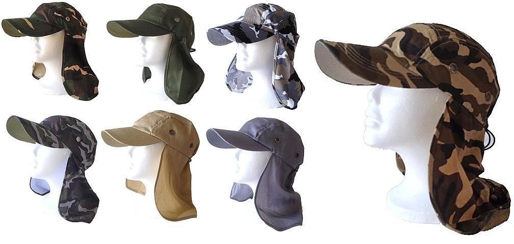 NEW BASEBALL FISHING HUNTING CAMPING BOATING MILITARY LONG EAR COVER CAP/HAT