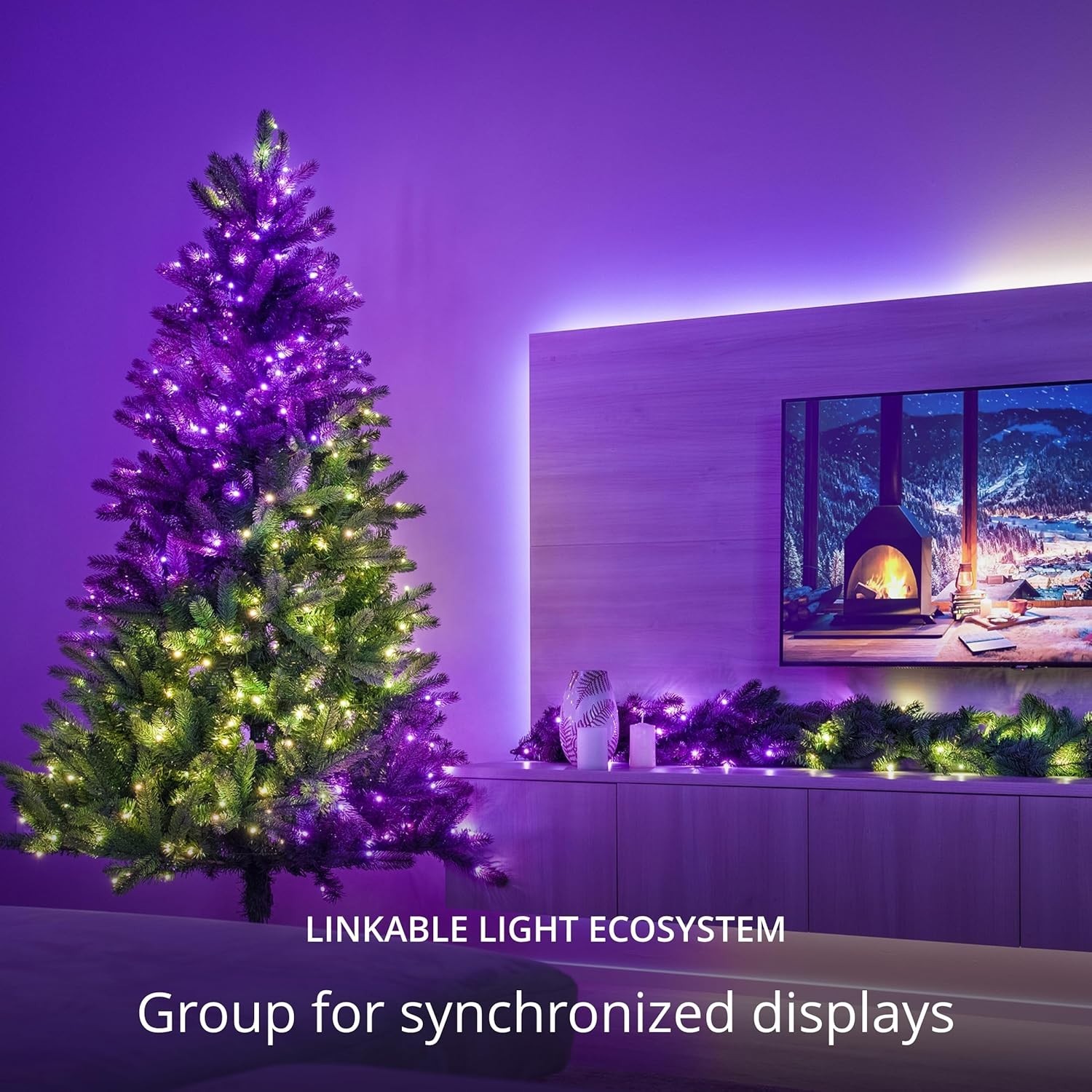 Twinkly Strings 600 LED RGB, LED Light String, Smart Multicolor LED Lights
