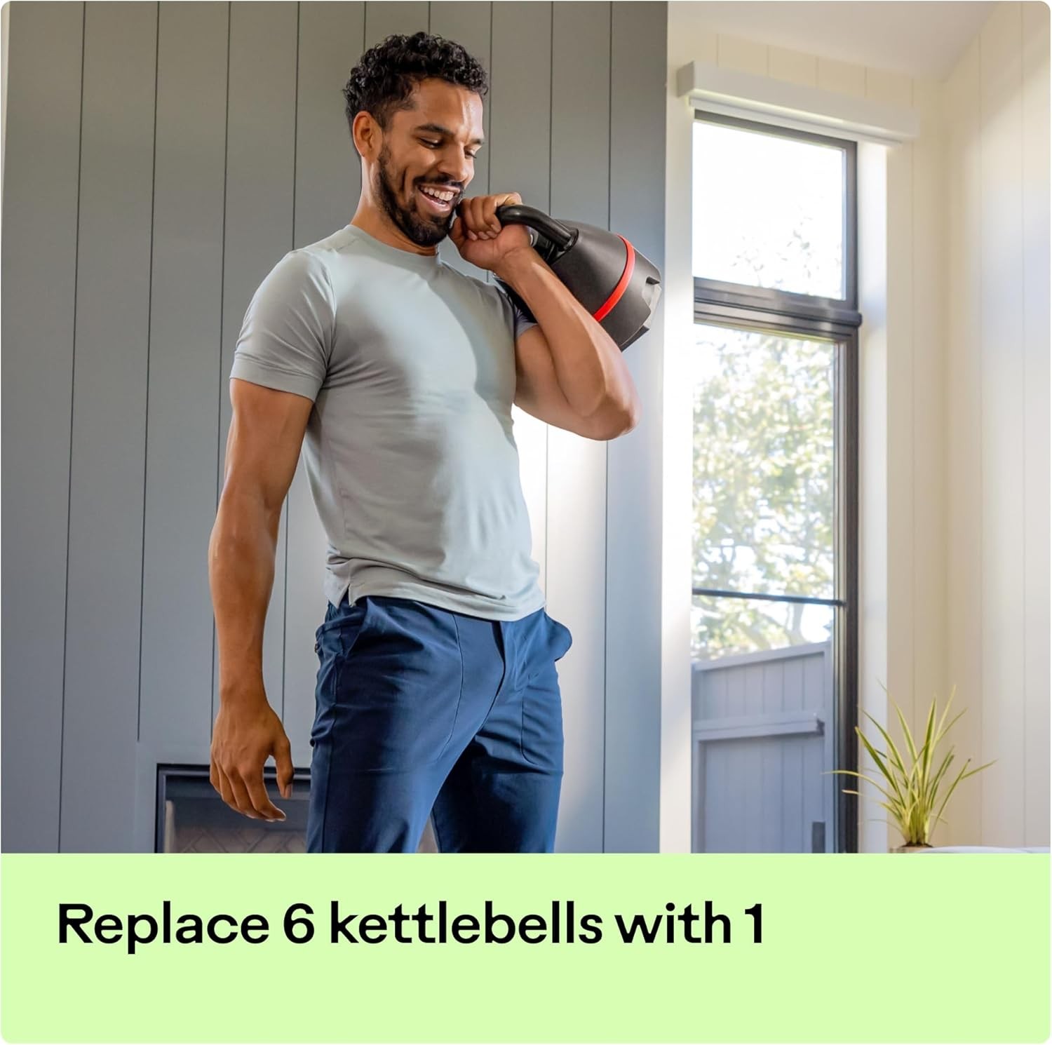 BowFlex SelectTech 840 Adjustable Kettlebell, Black