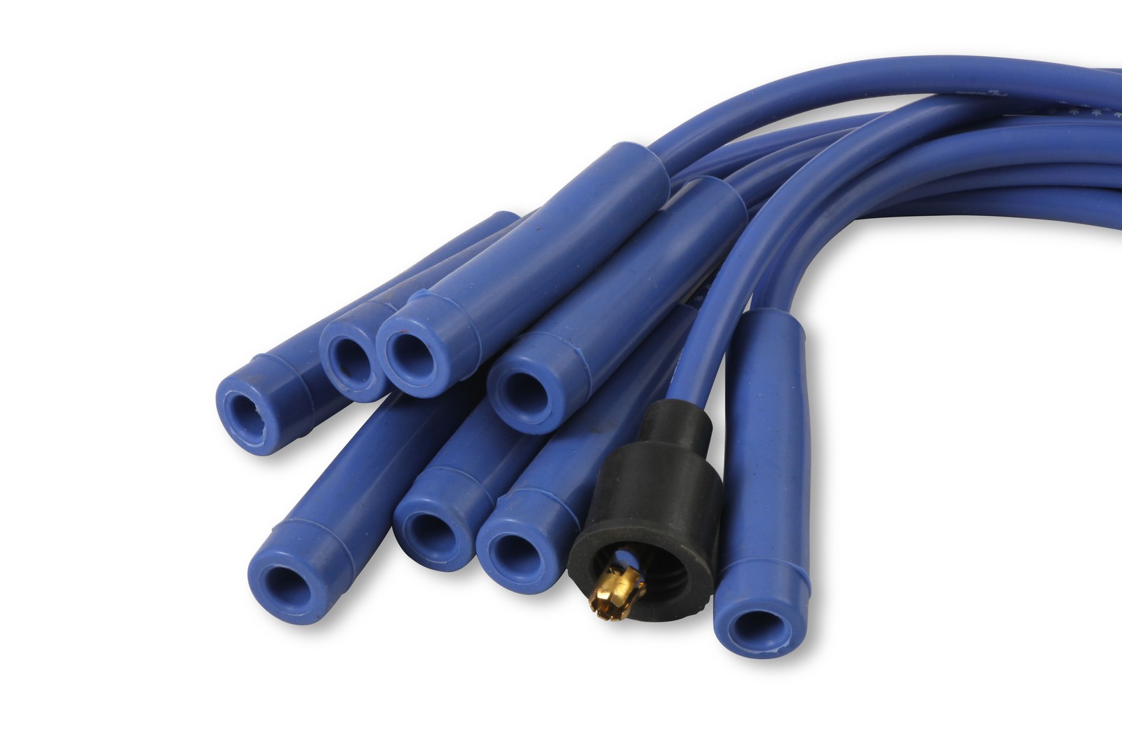 ACCEL 4040B Spark Plug Wire Set- 8mm - Blue Wire with Blue Straight Boots
