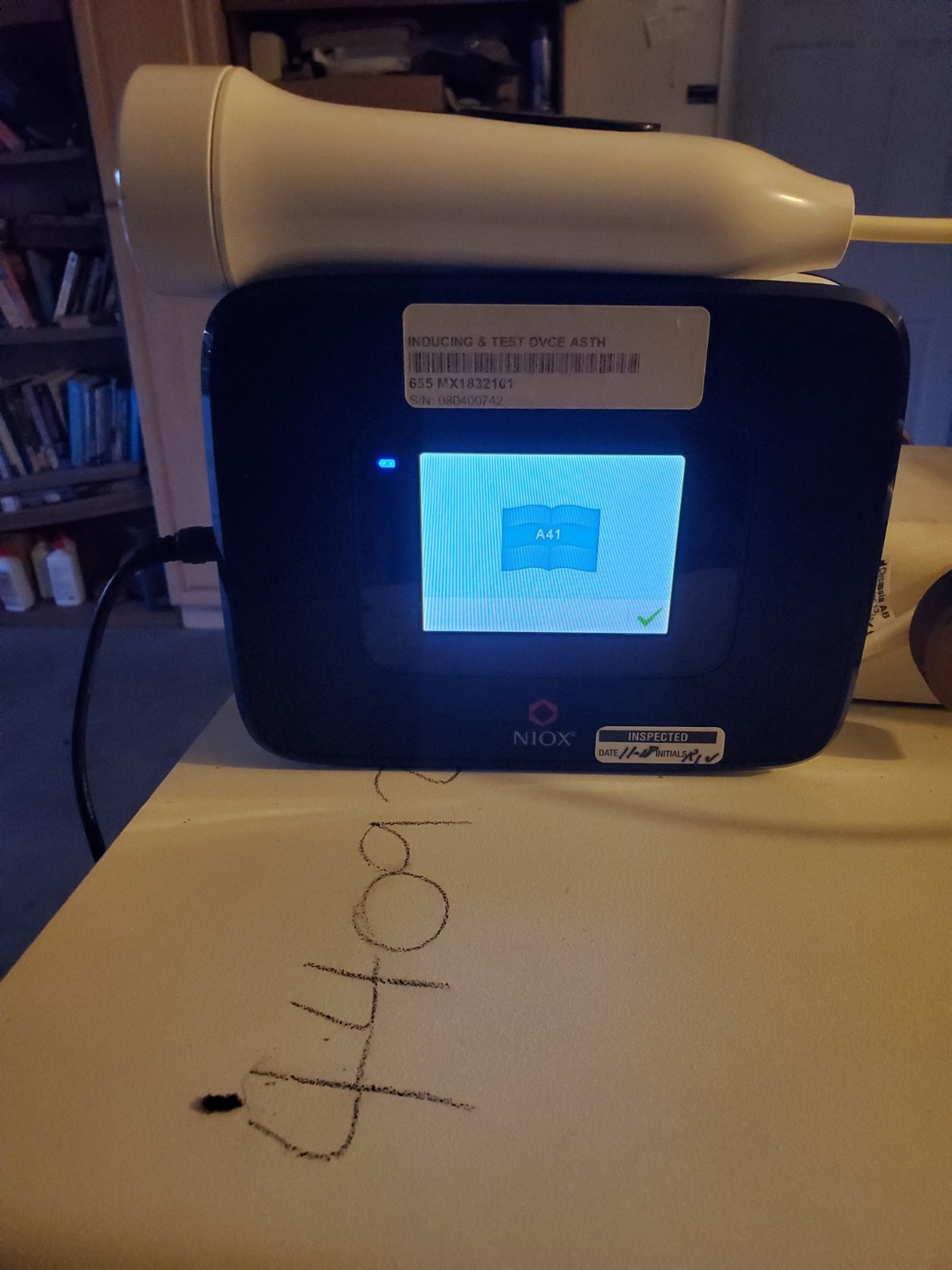NIOX VERO EXHALED NITRIC OXIDE ANALYZER Fe In MINT CONDITION