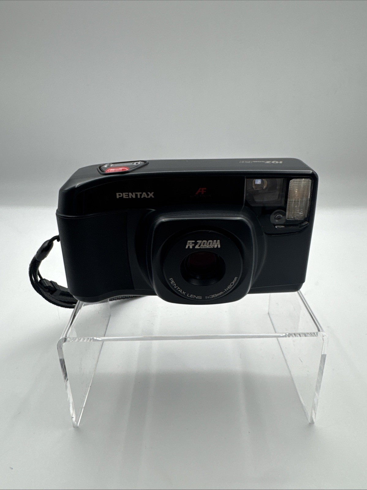 Pentax IQZoom 60 35mm Film Camera w/ Macro Setting - Tested New Battery