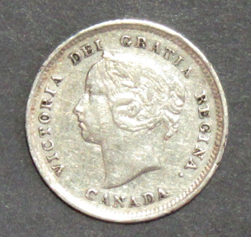 CANADA 1888 FIVE CENT PLEASING VF.