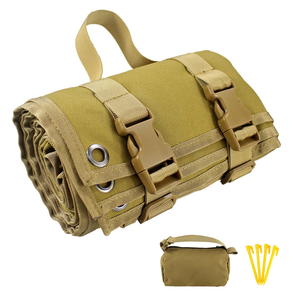 Non-Padded Shooting Shoot Mat Rifle Gun Target with Gun Rest Sand Bag Hunting