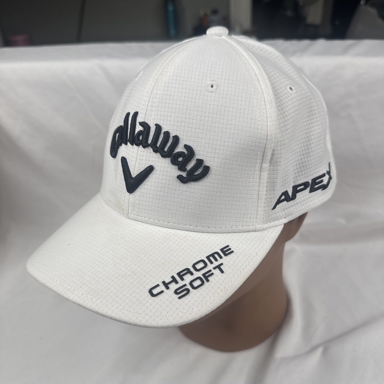 Callaway Chrome Soft Apex Epic Odyssey Snapback Tour Golf Hat Cap White