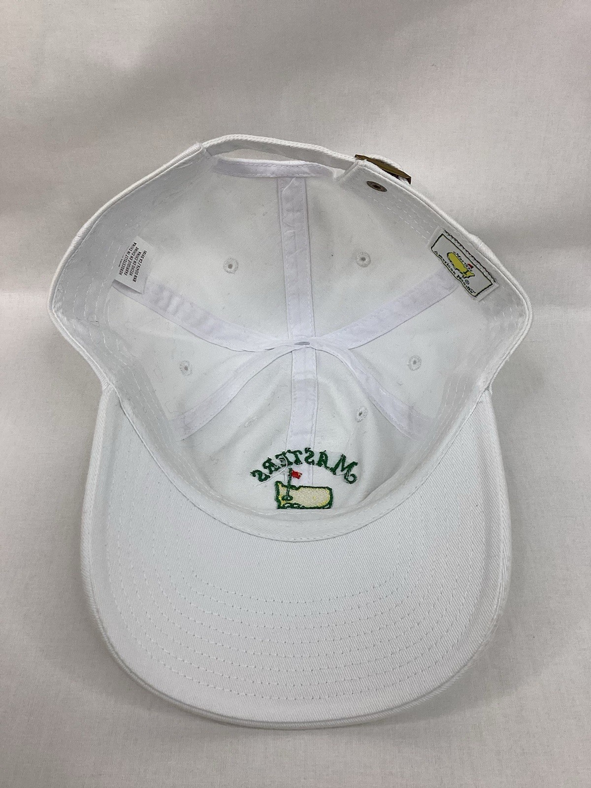 MASTERS GOLF Hat Cap 2020 White Adjustable American Needle OSFM EUC