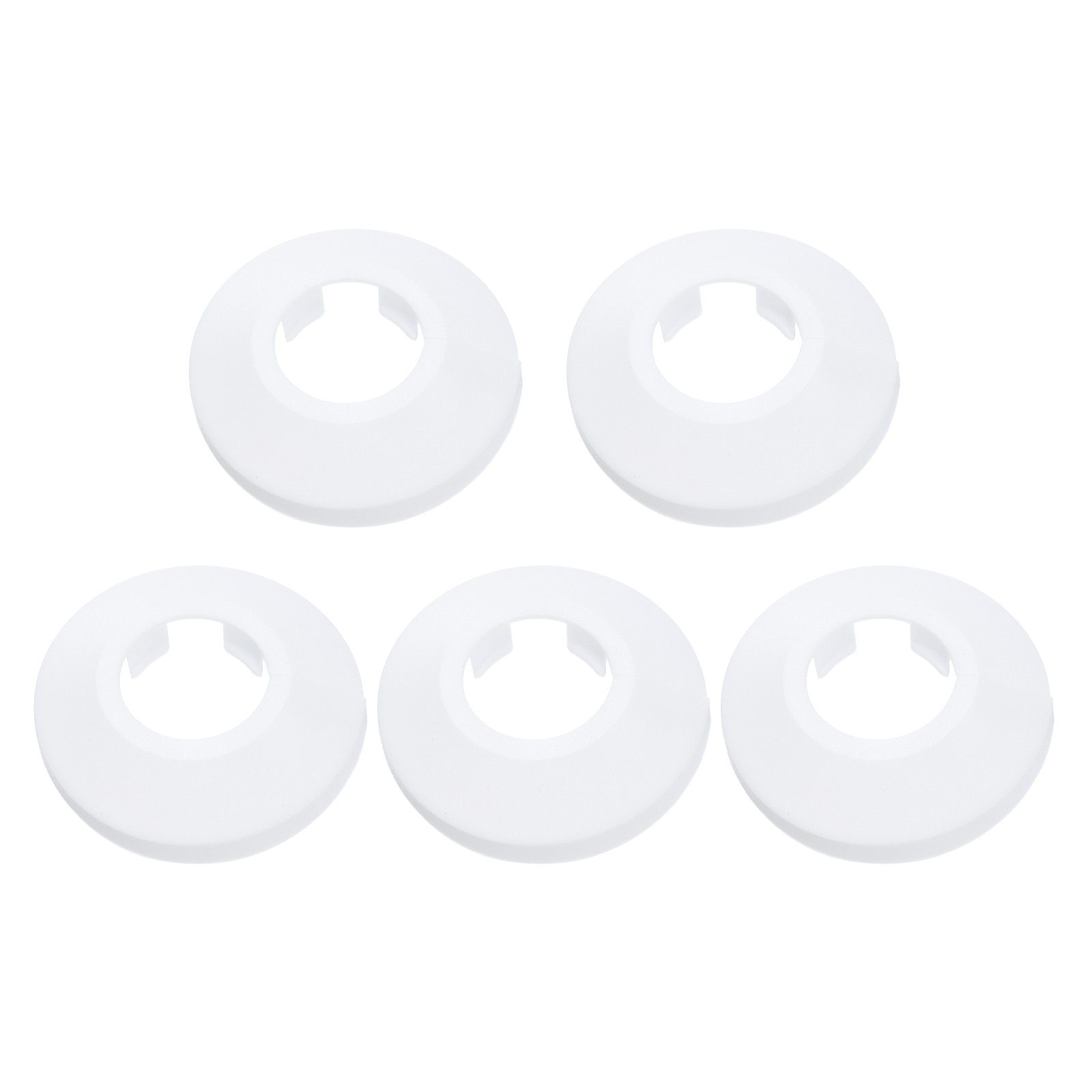 5PCS Flange Pipe Cover Decor for 1in/26.5mm Pipe Cover Decor, White