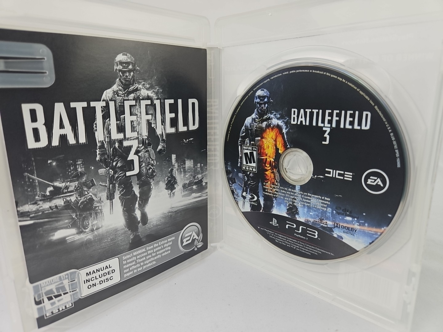 Battlefield 3 (PlayStation 3 PS3) Black Label CIB COMPLETE & TESTED