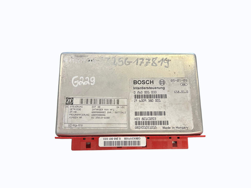 Control unit 81258106000 intarder MAN Trucks TGX I 2009
