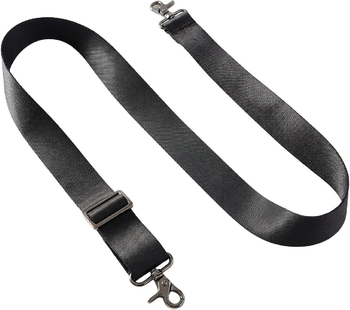Heavy Duty Adjustable Shoulder Strap, 2" Wide Nylon Replacement Strap with Me...