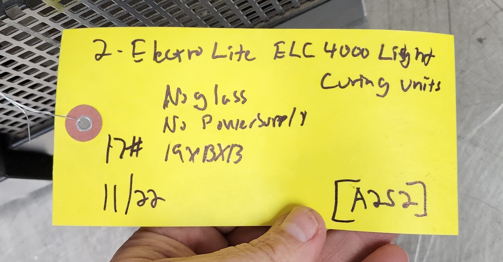 2 Electro-Lite ELC4000 UV Light Curing Unit [A5S2]