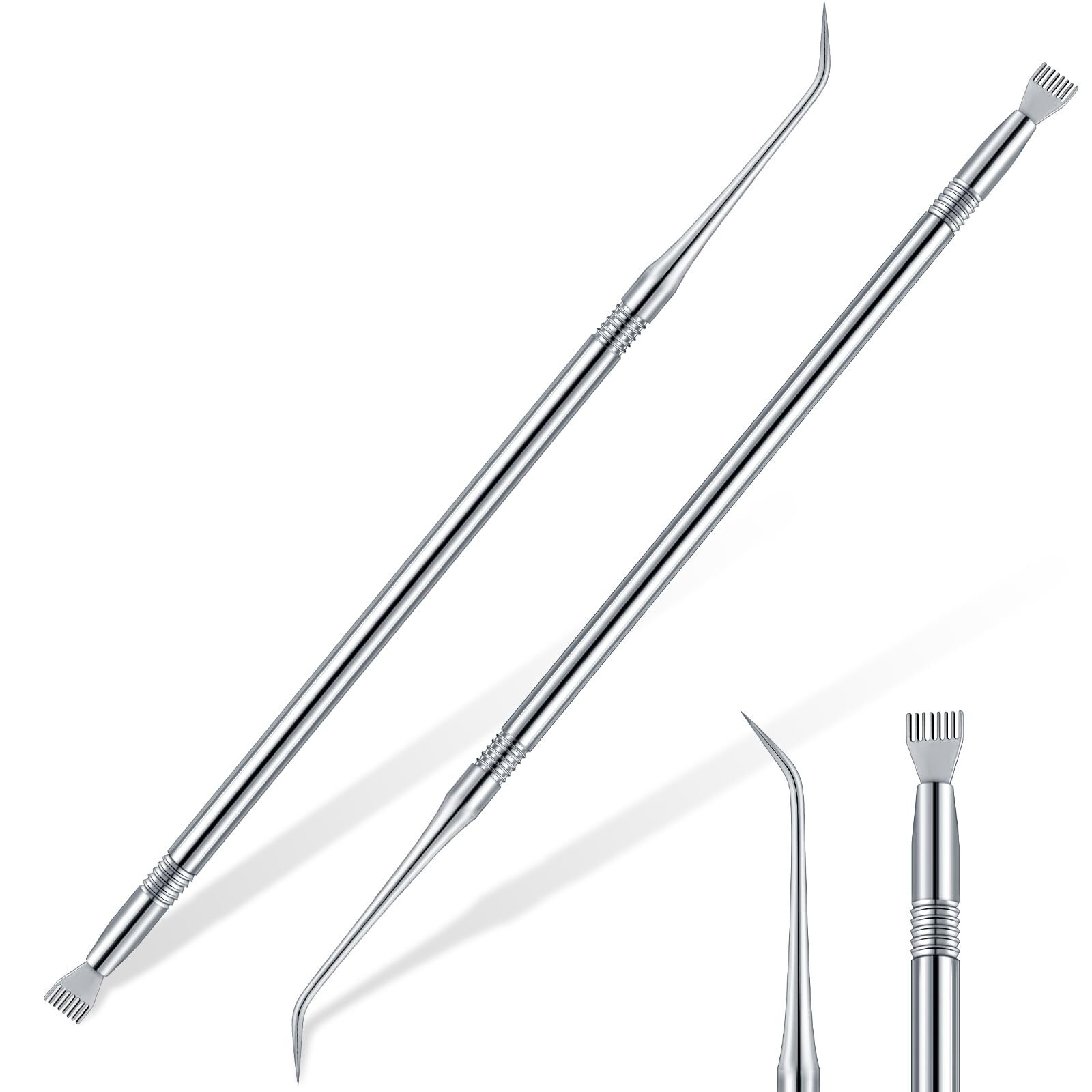 2 Pieces Lash Lift Tool Lash Separator Tint Tool Stainless Steel Metal Lash L...