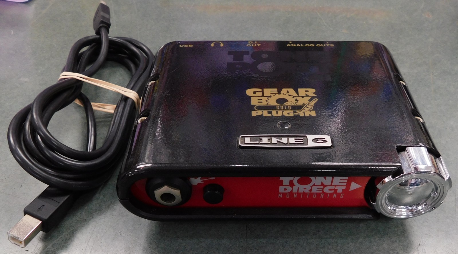 Line 6 Gearbox GOLD Toneport DI Tone Direct Monitoring USB Interface