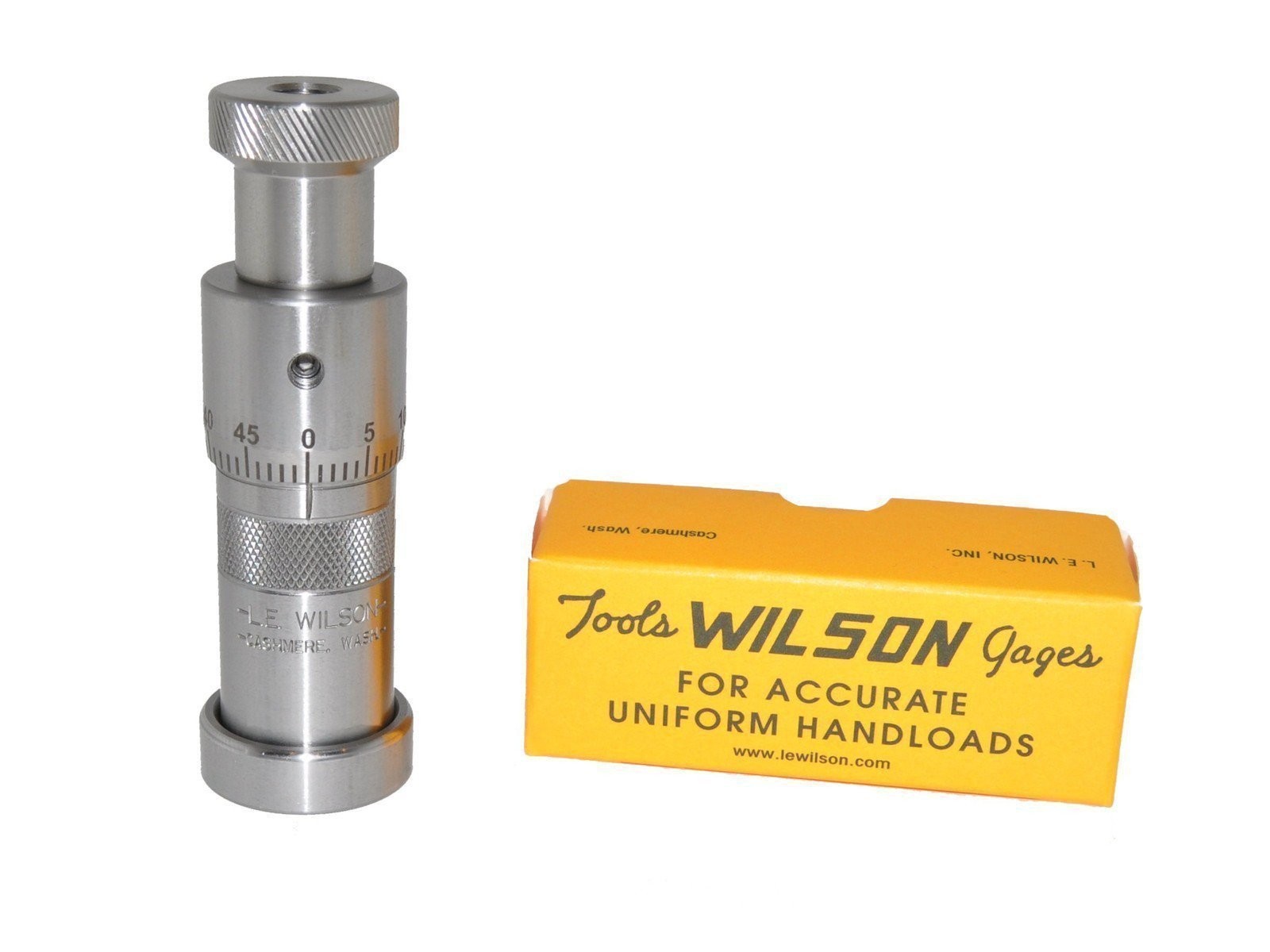 L.E. Wilson S24-3WN 243 Winchester Micro Bullet Seater, Stainless Steel