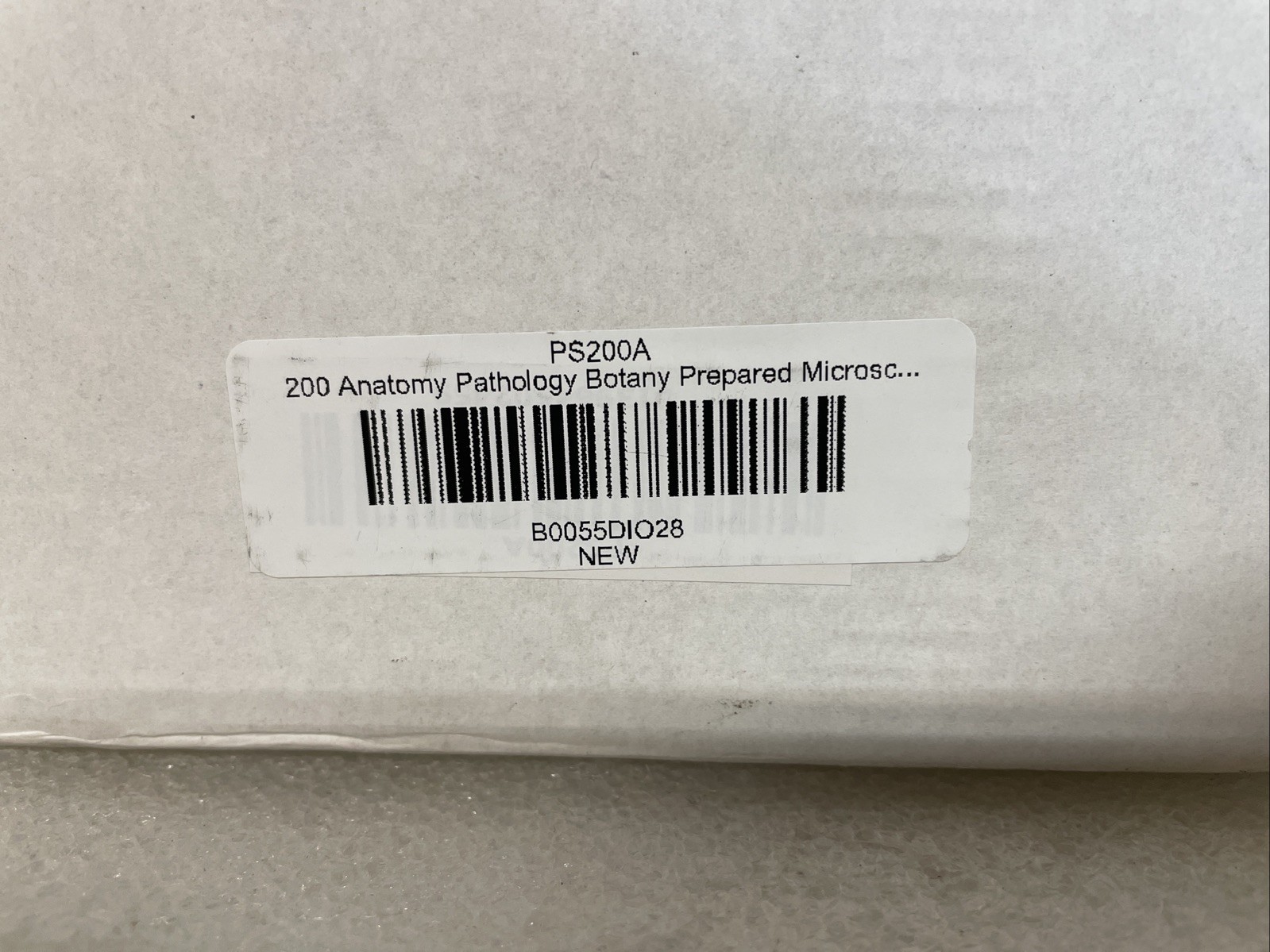 AmScope PS200A Prepared Biology Microscope Slides Sets 200 Total Slides New