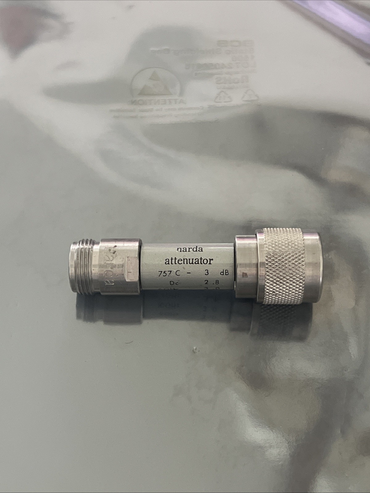 Narda Attenuator 757C-6dB Dc-12.4GHz