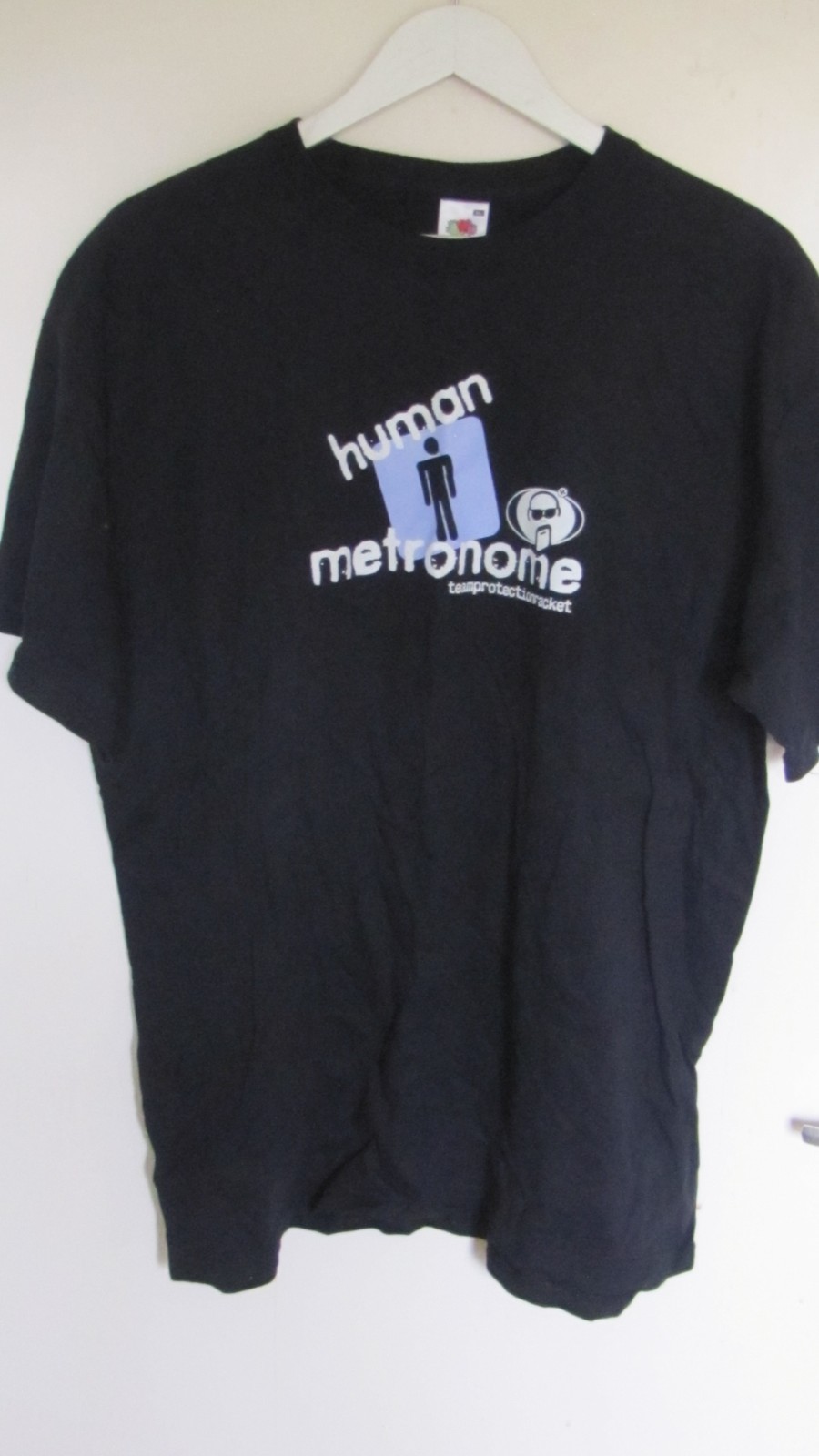Pro-Racket T-Shirt, 'Human Metronome', X-Large, Fruit of the Loom, New, Black