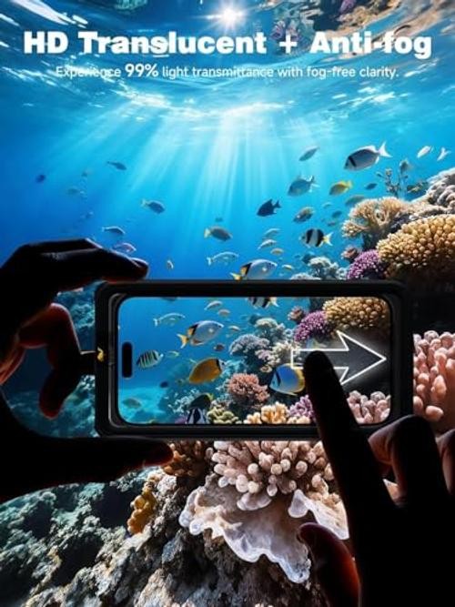 Nomade - Premium Waterproof Floatable Phone Pouch - Fully Optic White