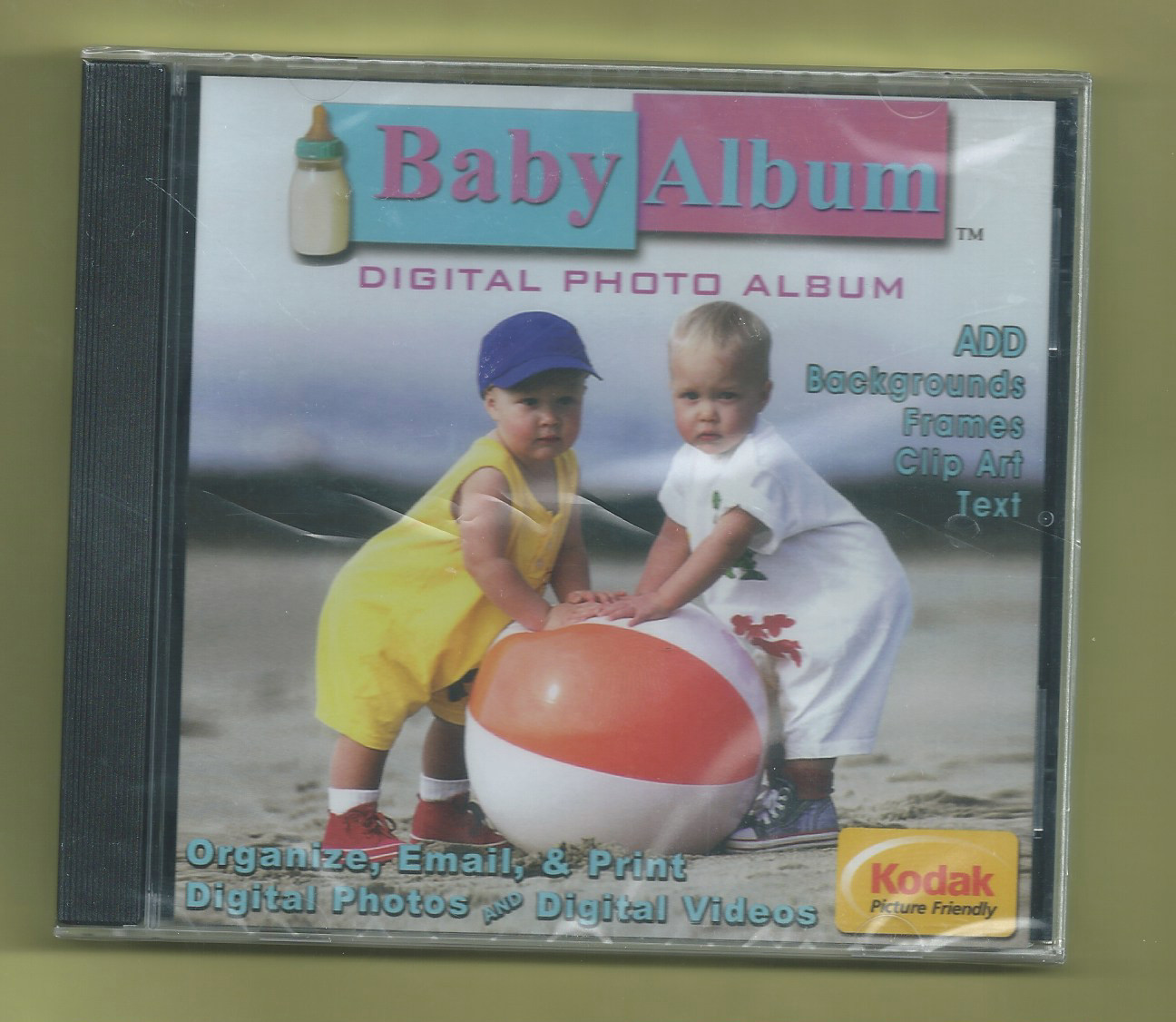 Baby Digital Photo Album w/ 3D Screen Saver PC CD For Windows Brand NEW Sealed