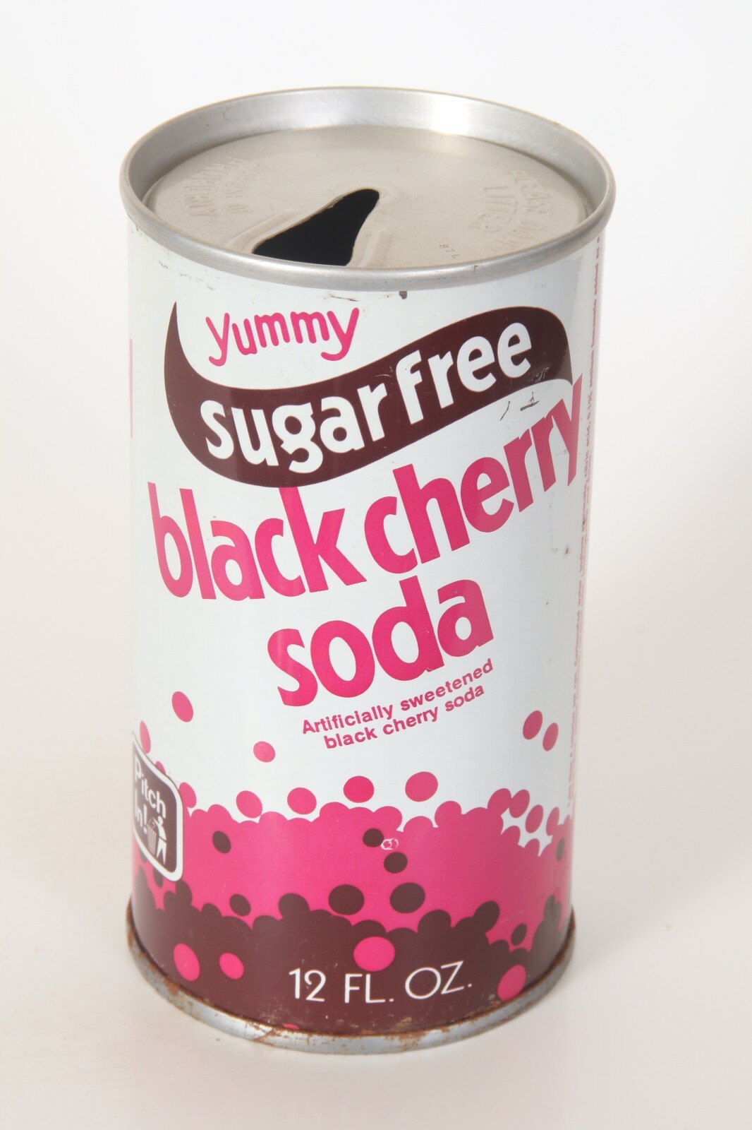 Yummy Sugar Free Black cherry Soda can