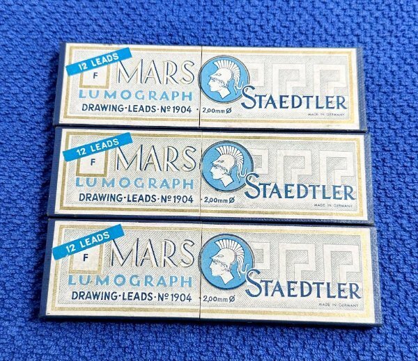 Engineering - Vintage STAEDTLER Mars Lumograph Drawing Drafting Leads No. 1904 F