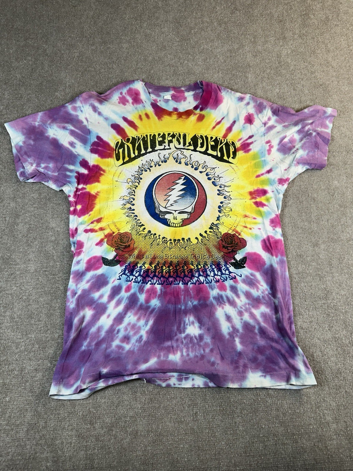 Vintage 1993s Grateful Dead Summer Tour Tee Shirt Women XL