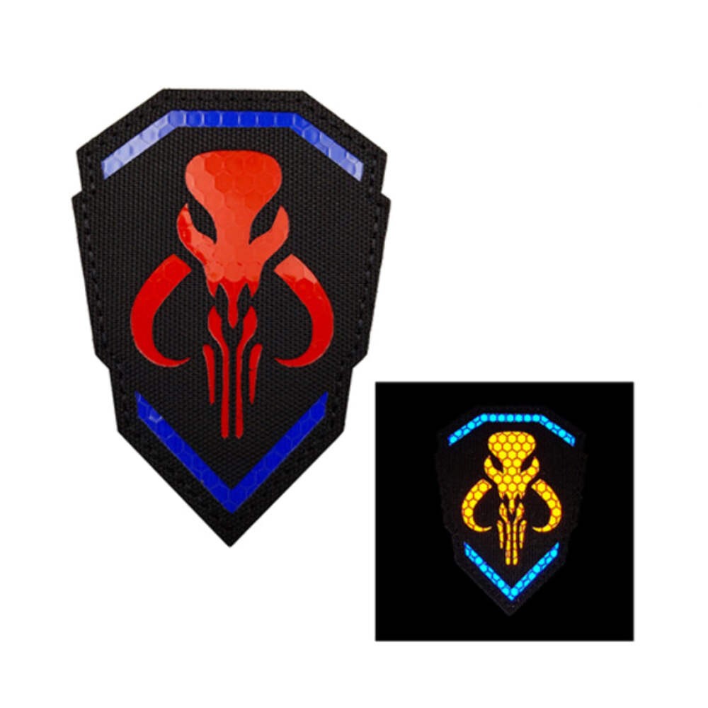 Mythosaur This Is The Way IR Reflective Hook and Loop Morale Patch Army Navy USM