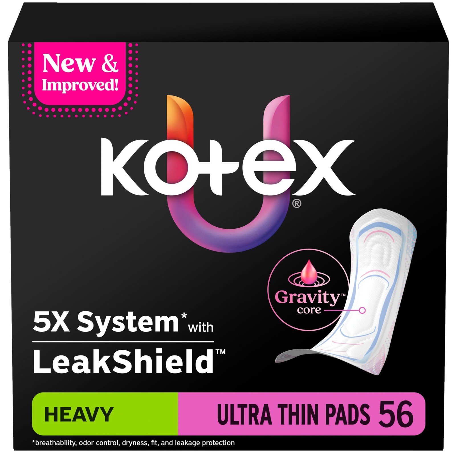 Ultra Thin Pads Heavy Absorbency 56 PCS Feminine Care Hygiene Sanitary