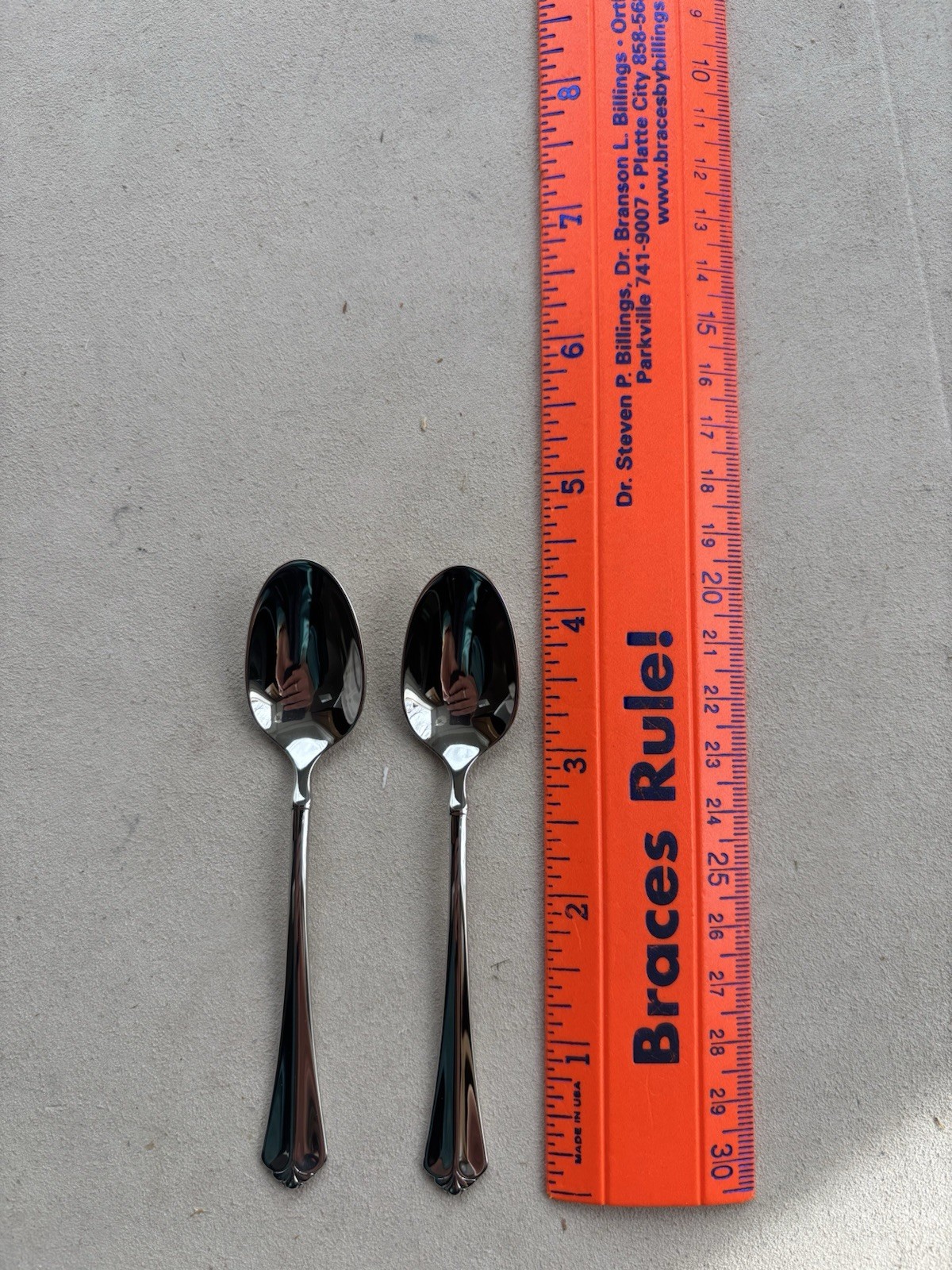 Oneida - JUILLIARD - lot of 2 demitasse spoons NEW