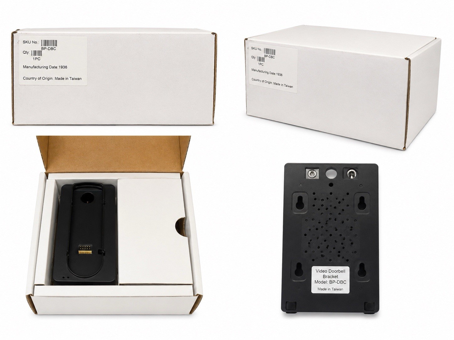 Video Doorbell Mount Bracket BP-DBC Smart Doorbell Mount Kit New