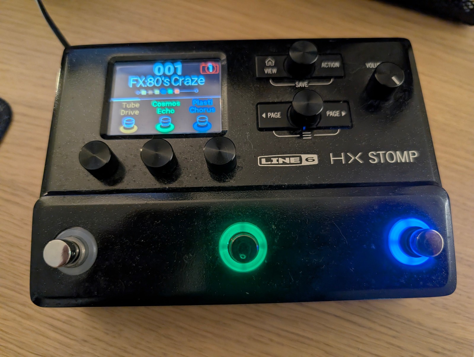 Line 6 HX Stomp Guitar Multieffects Floor Processor