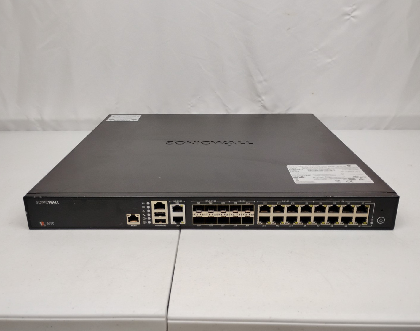 SonicWall NSA 6650 Security Appliance & x1 Power Supply